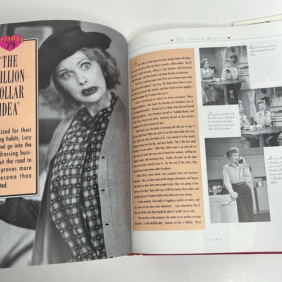 Book | Hardcover Large Book | Complete Picture History Of I LOVE LUCY Collector - Picture 9 of 10
